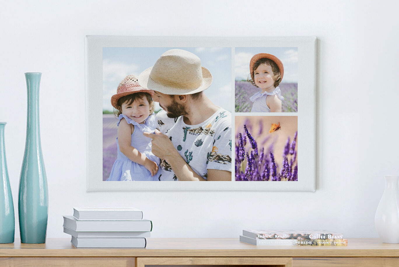 Toile photo pêle-mêle