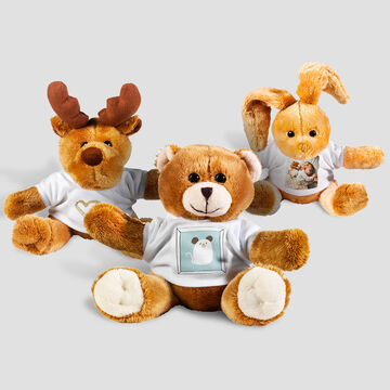 Animaux en peluche personnalisables