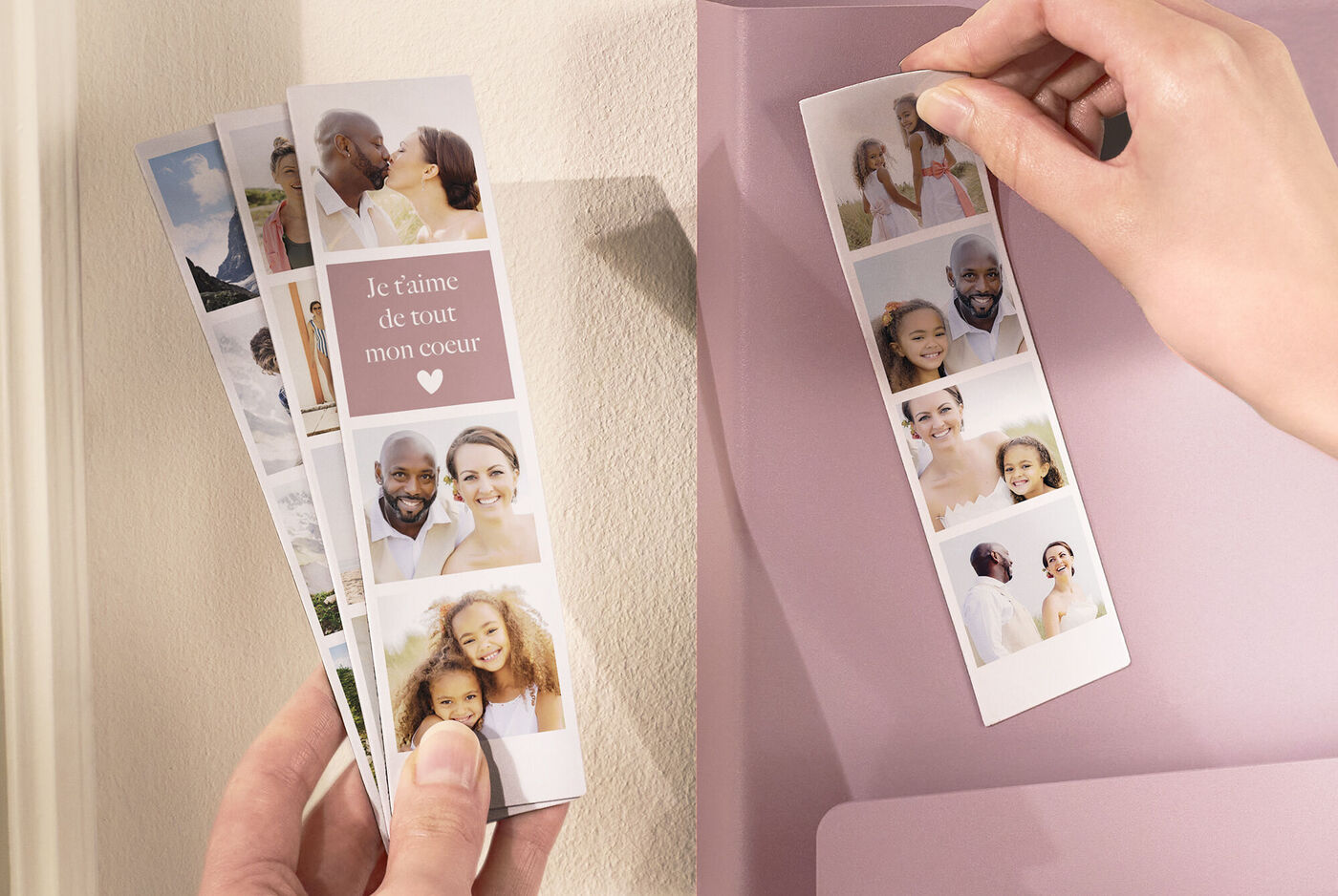 Magnets photo en bande