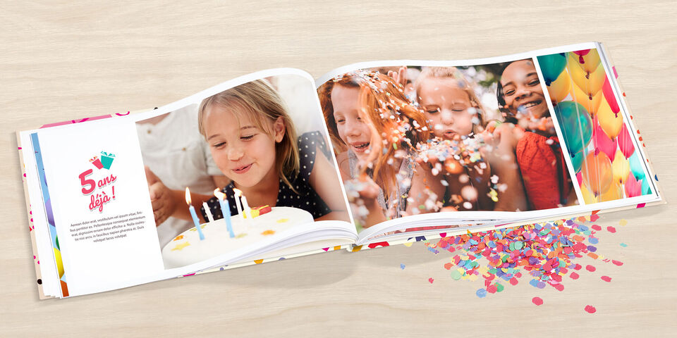 livre photo personnalisé anniversaire