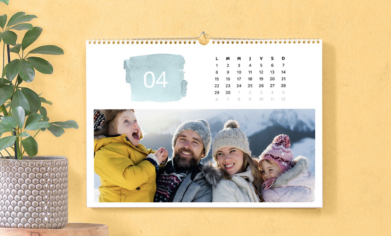 Calendrier photo mural A3 paysage