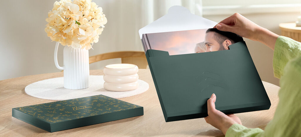 Pochette cadeau pour offrir un livre photo