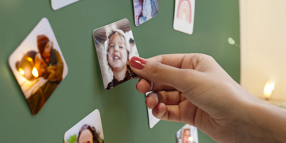 Magnet photo personnalisé pour frigo