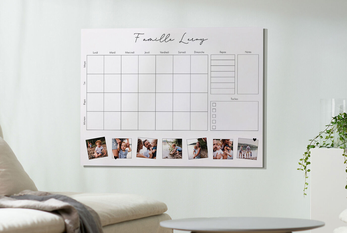 Nouveau planificateur familial sur tableau effaçable CEWE