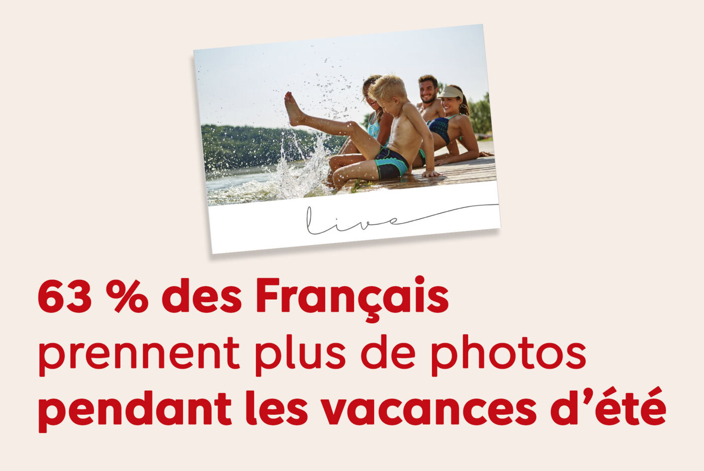 63% des Français prennent plus de photos pendant les vacances d'été