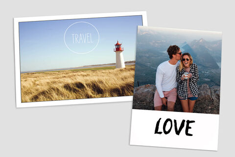 Photos de vacances imprimées sur un tirage Fine Art