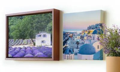 Imprimez Votre Propre Portrait Photo Personnalisez sur Toile - 40x60 cm - Cadre