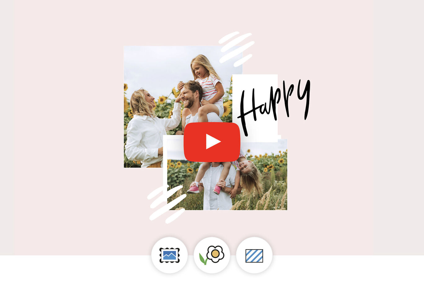 Moments joyeux en famille dans le jardin, ils profitent du temps ensemble.