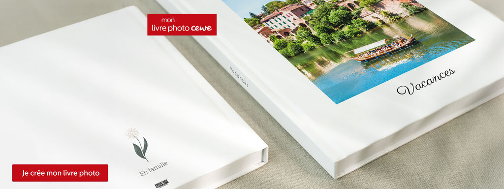 Livre photo CEWE avec couverture personnalisée
