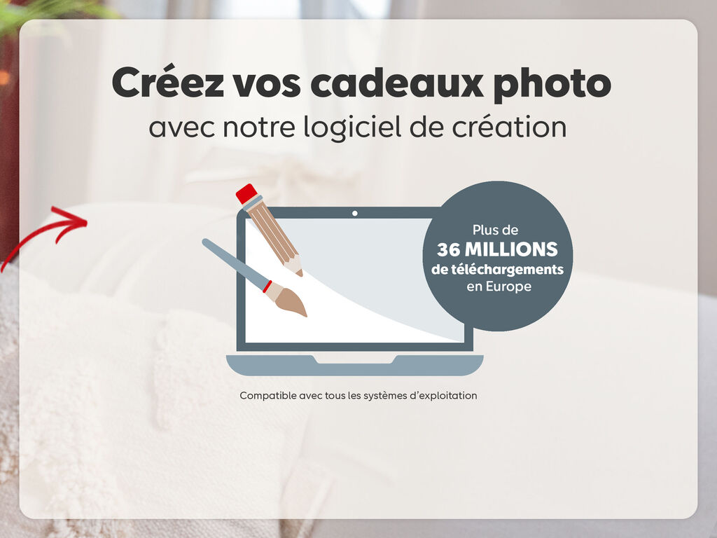 Créez vos cadeaux photo avec notre logiciel de création CEWE