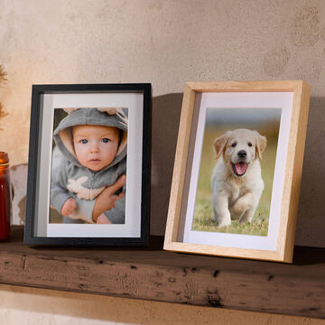 Tirage photo encadré dans un joli support