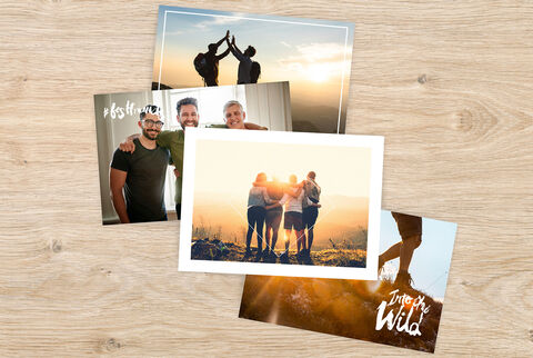 Tirages photos fine art montrant des souvenirs de vacances entre amis