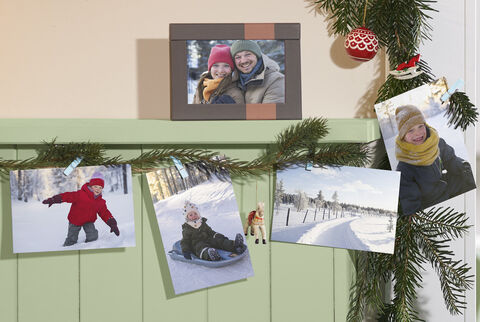 Jolie boîte photo souvenir pour vos impressions